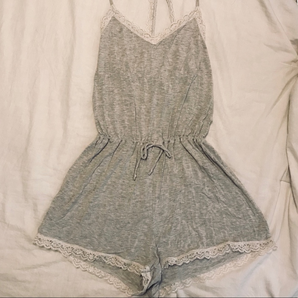 Grey Romper
